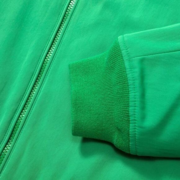 SNS SEASONALS Nylon Varsity Jacket in Green - Picture 4 of 9